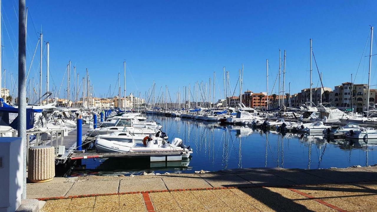 le soleil bleu wifi clim Villa Le Barcarès Eksteriør billede